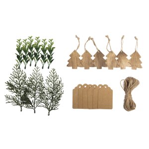 Deko Geschenkanhänger Set, sortiert, SB-Btl. 1Set