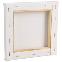 Keilrahmen, FSC Mix Credit, 15x15x1,6cm, 100% Baumwolle, 300g/m²