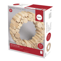 Holz Rundstäbe Set, FSC 100%, ø 1-4cm, H 5,5-6,5cm, 99 St., Box 1Set, natur