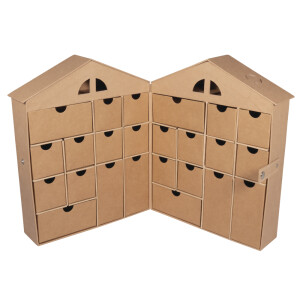 Pappmaché Adventskalender, FSC Recycled,...