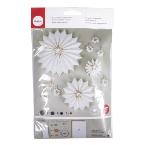 Set zauberhafte 3D Papiersterne, für 11 Sterne,...