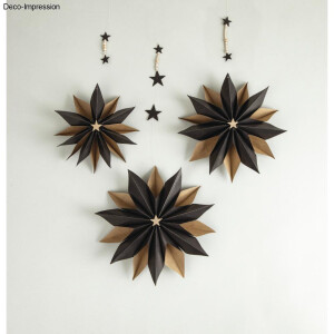 Set 3D Papiersterne Beautiful Stars, für 3 Sterne,...