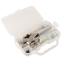 Loch- und Ösenzange im Plastikkoffer, inkl. 160 Ösen ø 3+5mm, Box 1Stück