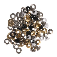 Ösen-Set 3mm rund, Farbmischung, SB-Blister 50Stück
