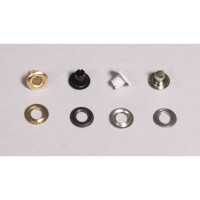 Ösen-Set 3mm rund, Farbmischung, SB-Blister 50Stück