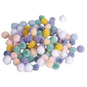 Pompon Mischung, 10mm ø