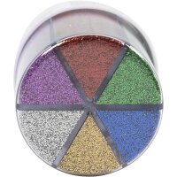 BIO Glitter Sparkles, 6x 28 ml