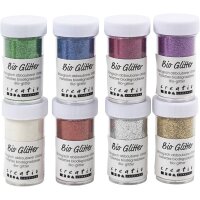 BIO Glitter Sparkles, 8x 27 ml