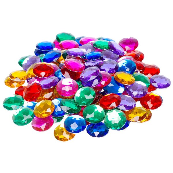 Funkelsteine Midi, Ø 3 cm, 144 Stück