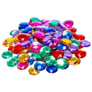 Funkelsteine Midi, Ø 3 cm, 144 Stück