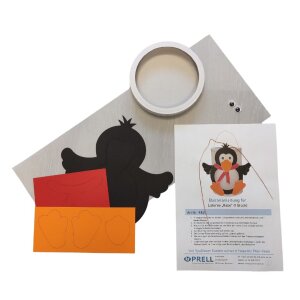 Laternen Bastelset Rabe von Prell, 1 Stück vorgestanzt