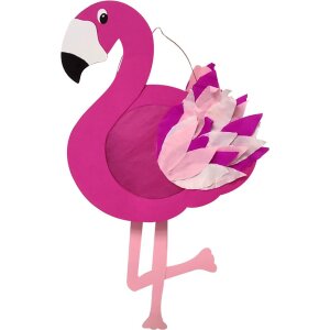 Laternen Bastelset Flamingo vorgestanzt von Prell, 1...