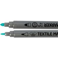 Textilstifte Standard und Pastell, 12 Stück