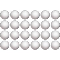 Styroporkugeln 24 Stück, D: 5 cm