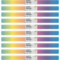 Krepppapier / Feinkrepp regenbogen 10 Rollen, 50 x 250 cm