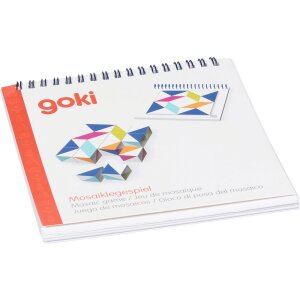 Mosaik Legespiel aus Holz, voraussichtlich in KW 43 lieferbar