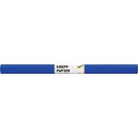 Krepppapier / Feinkrepp Einzelrolle blau, 50 x 250 cm