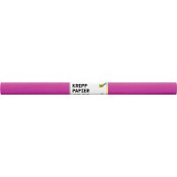 Krepppapier / Feinkrepp Einzelrolle pink, 50 x 250 cm