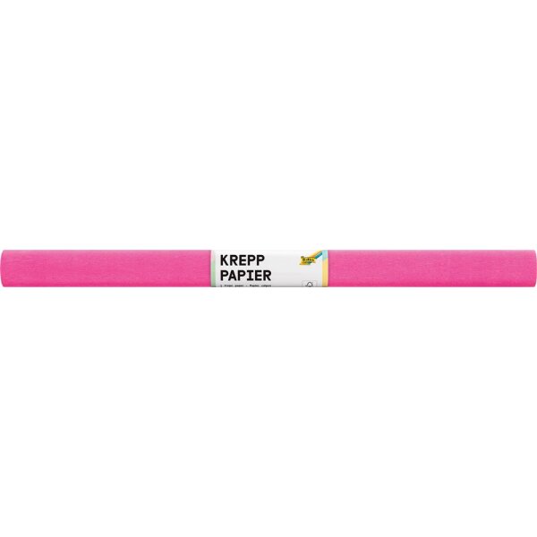 Krepppapier / Feinkrepp Einzelrolle hellpink, 50 x 250 cm
