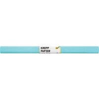 Krepppapier / Feinkrepp Einzelrolle eisblau, 50 x 250 cm