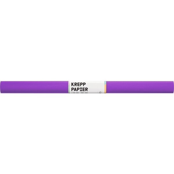 Krepppapier / Feinkrepp Einzelrolle violett, 50 x 250 cm