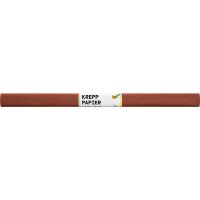 Krepppapier / Feinkrepp Einzelrolle kastanie, 50 x 250 cm
