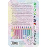 Farbstifte Jumbo Sparkle Pastell, 10 Stück