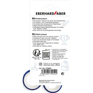 Schulschere Bastelschere, blau/wei&szlig;, 1 St&uuml;ck