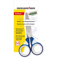 Schulschere Bastelschere, blau/weiß, 1 Stück