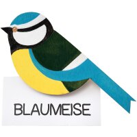 Bastelset Vögelchen mit Holzklammer, 6er Set