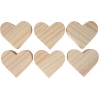 Kartenhalter Herz, 6er Set, voraussichtlich in KW 9 lieferbar