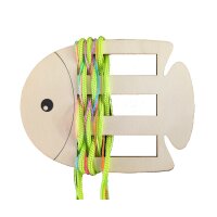 Fädelfisch aus Holz, 6er Set, , voraussichtlich in KW 3 lieferbar