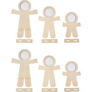 Kinderfotoaufsteller, 6 Stück in 3...