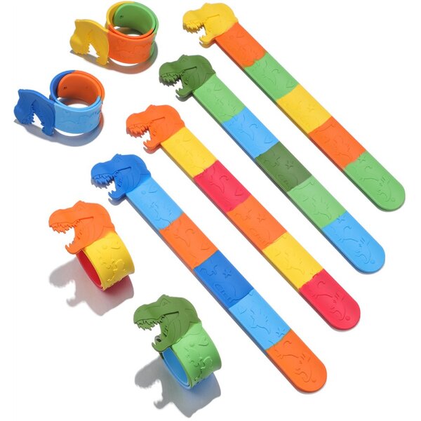 Schnapp Armband T-Rex, 4er Set