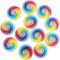 Fidget Spinner, Ø 4 cm, 12 Stück, voraussichtlich in KW 3 lieferbar