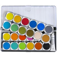 Deckfarbkasten Winner von Eberhard Faber, 24 Farben