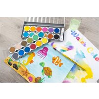 Deckfarbkasten Winner von Eberhard Faber, 24 Farben