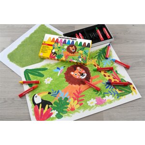 Wachsmalkreide Colori von Eberhard Faber, 12 St&uuml;ck in 12 Farben