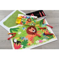 Wachsmalkreide Colori von Eberhard Faber, 12 Stück in 12 Farben