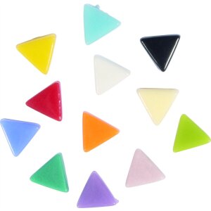 Triangle Glas Mosaik Mix, bunt, ca. 1100 Stück