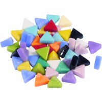 Triangle Glas Mosaik Mix, bunt, ca. 1100 Stück