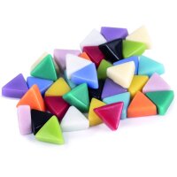 Triangle Glas Mosaik Mix, bunt, ca. 1100 Stück
