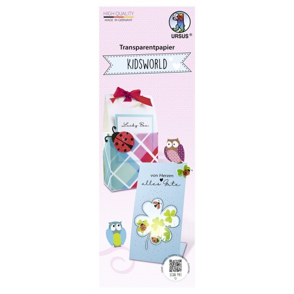 Transparentpapier Kidsworld 115g/m², 100 Blatt, 27 x...
