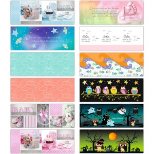 Transparentpapier Kidsworld 115g/m&sup2;, 100 Blatt, 27 x 10 cm