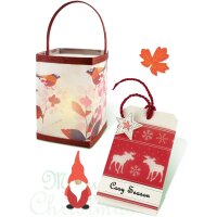 Transparentpapier Cosy Season 115g/m², 100 Blatt, 27 x 10 cm