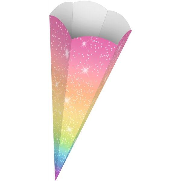 Geschwister Schultütenrohling Regenbogen Sterne zum...