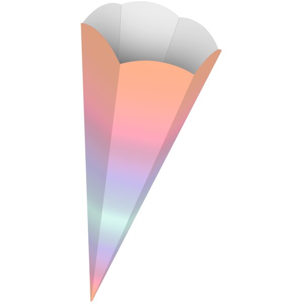 Geschwister Schultütenrohling Regenbogen Pastell zum...
