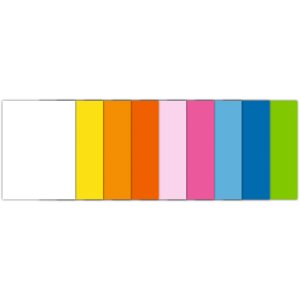 Mal und Bastelpapier Basic, DIN A4, 100 Blatt in 9 Farben