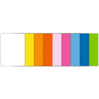 Mal und Bastelpapier Basic, DIN A4, 100 Blatt in 9 Farben