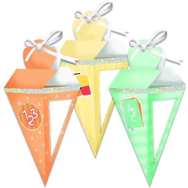 Geschenktüten Einschulung, 6 Stück
